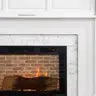 62 Inch Electric Fireplace Grand Marble Mantel - Red Barrel