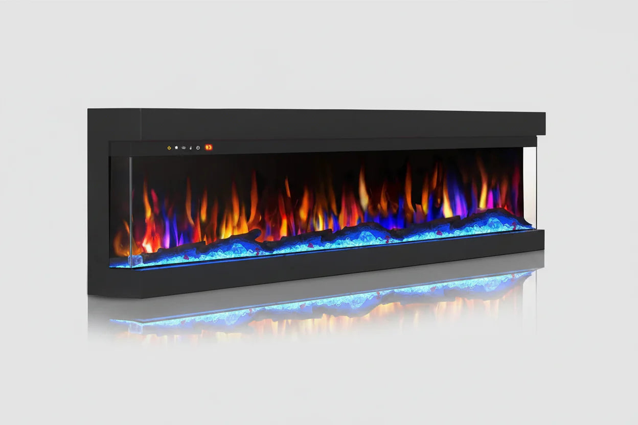 60" Electric Fireplace Inserts & Wall Mounted