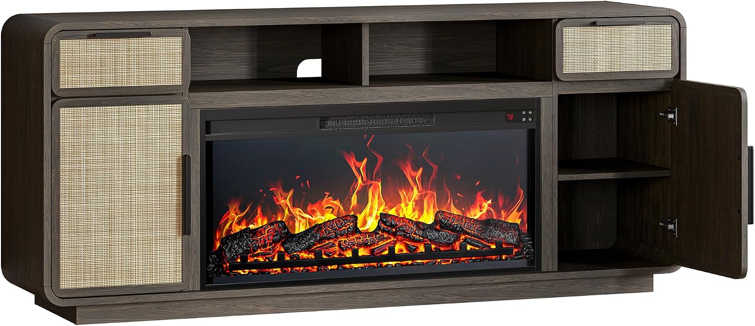60" Electric Fireplace TV Stands