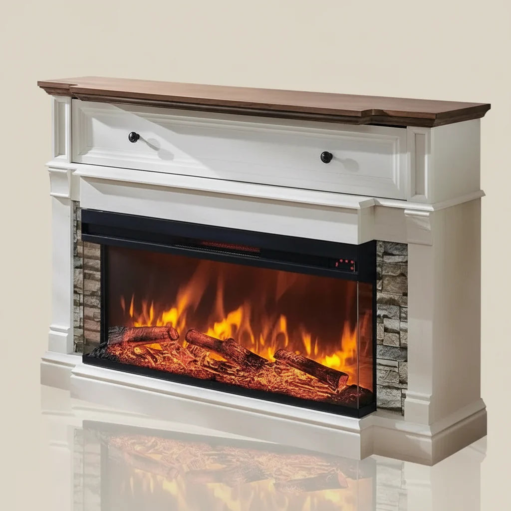 Electric Fireplace Mantels