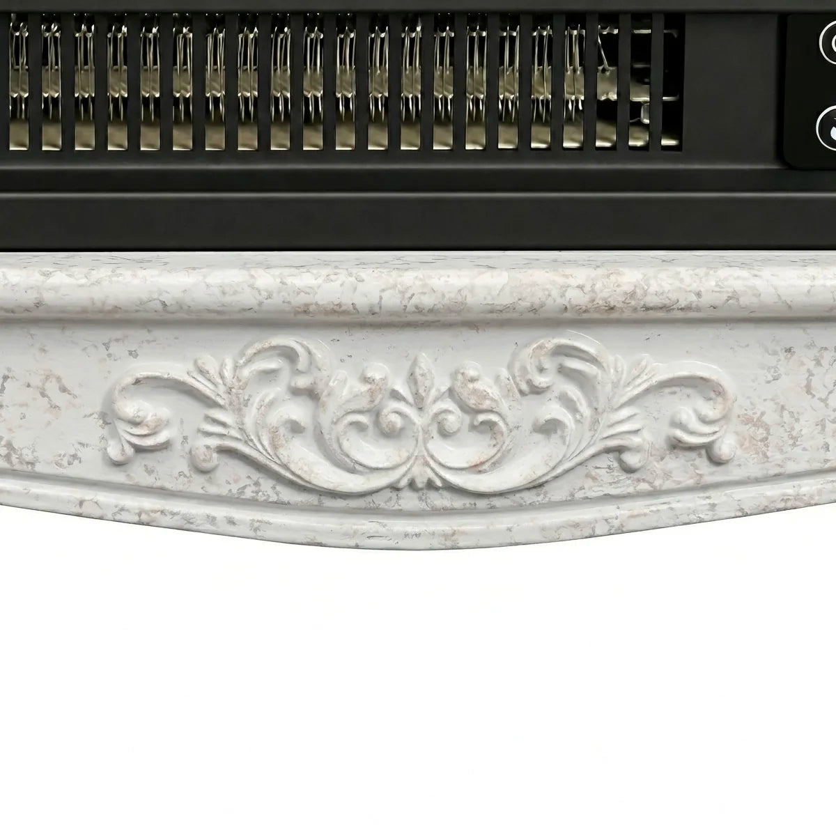 Astoria Grand 18 Inch Freestanding Electric Fireplace Mini European Vintage Space Heater