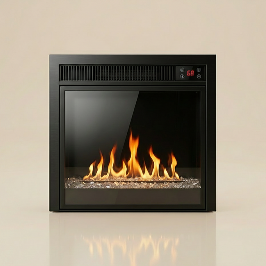 23 Inch - Electric Fireplace Insert - with Remote and Heater - Just Electric