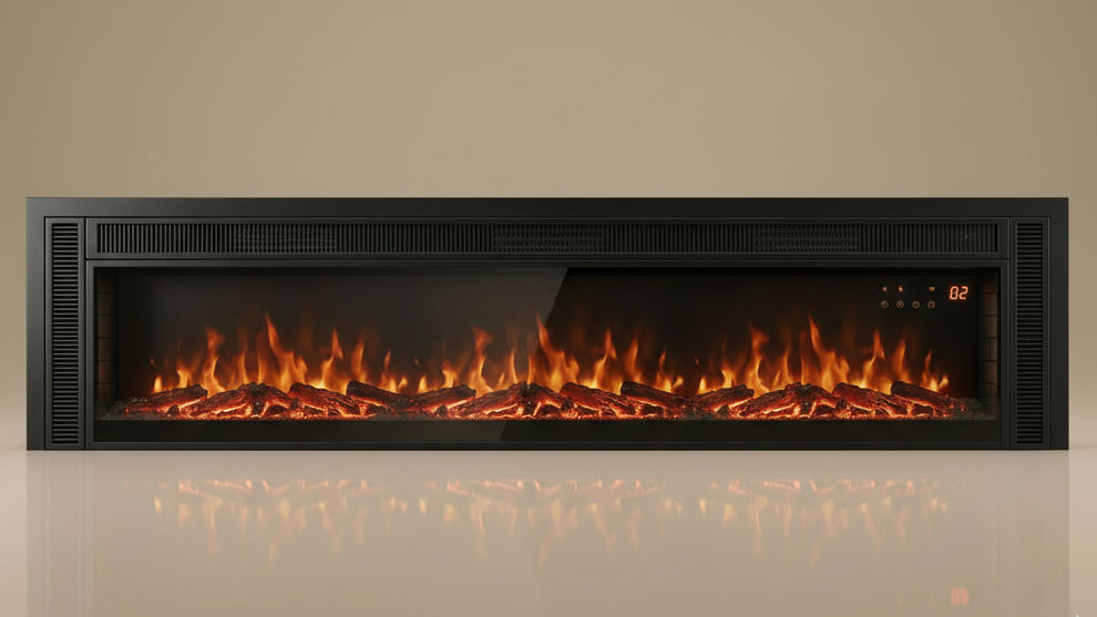 48 Inch  Electric Fireplace - 3-in-1 Wall Mounted, Recessed or Freestanding - EZ Ember