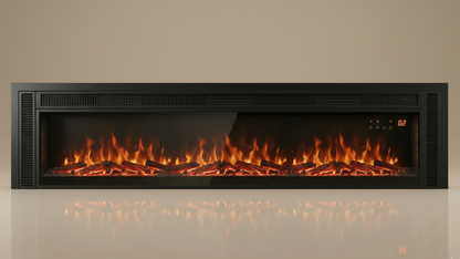 48 Inch  Electric Fireplace - 3-in-1 Wall Mounted, Recessed or Freestanding - EZ Ember
