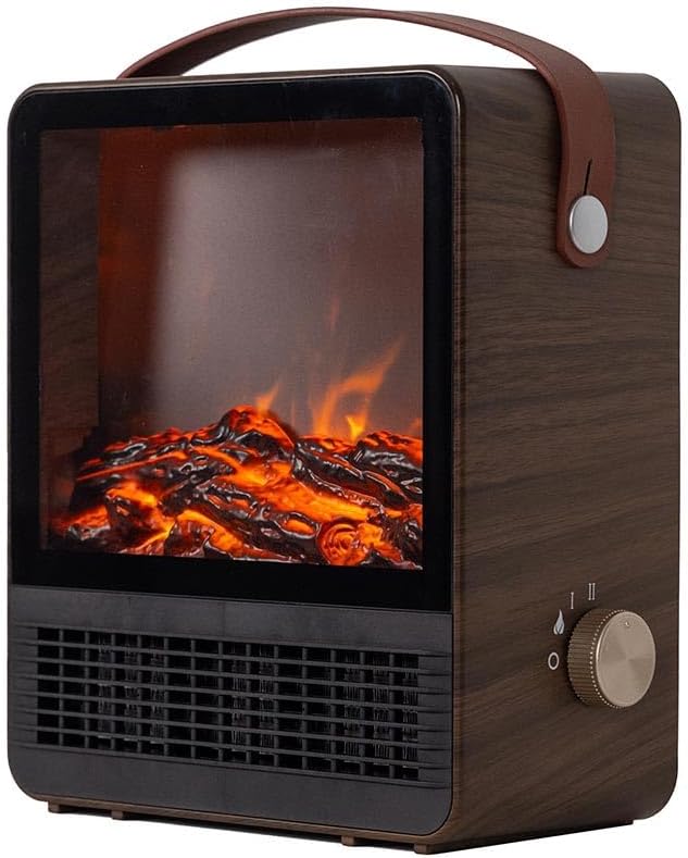 Hearth Electric Fireplace Portable Space Heater with 3D Flame Effect | 1500W