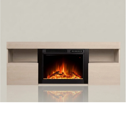 COWSAR Vaneta 60in TV Stand with Electric Fireplace