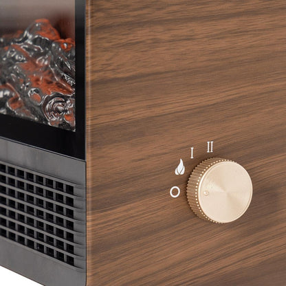 Hearth Electric Fireplace Portable Space Heater with 3D Flame Effect | 1500W