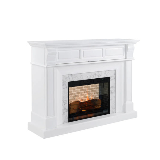 TruFlame 62 Inch Electric Fireplace Grand Marble Mantel - TruFlame