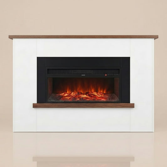 TruFlame 66 Inch Freestanding Electric Fireplace Mantel - 1500W Heater