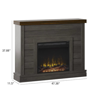 Sand Stable Alaya 47 Inch Electric Fireplace Mantel- 4600 BTU