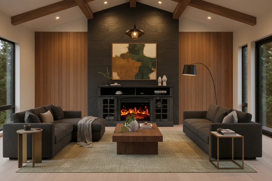 Arias 56 Inch Electric Fireplace TV Stand