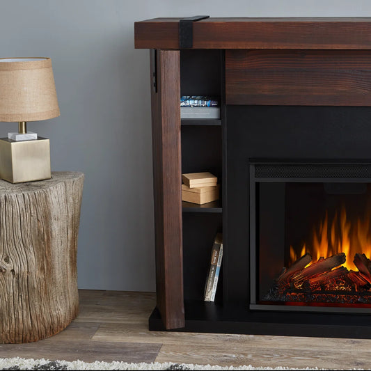 Real Flame 49 Inch Electric Fireplace Freestanding Mantel - Real Flame Aspen