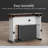 Country Living Jackson 55 Inch Electric Fireplace Mantel - White Brick