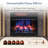 Country Living Graham 55 Inch Mantel - Smart Electric Fireplace Heater - W/Remote