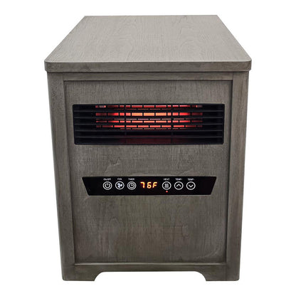 Country Living Infrared Portable Space Heater with Remote Control - Driftwood Grain Finish
