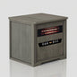 Country Living Infrared Portable Space Heater with Remote Control - Driftwood Grain Finish