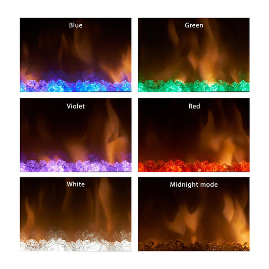 Dimplex 36 Inch Multi Fire Electric Fireplace Insert - Slim Integrated Smart
