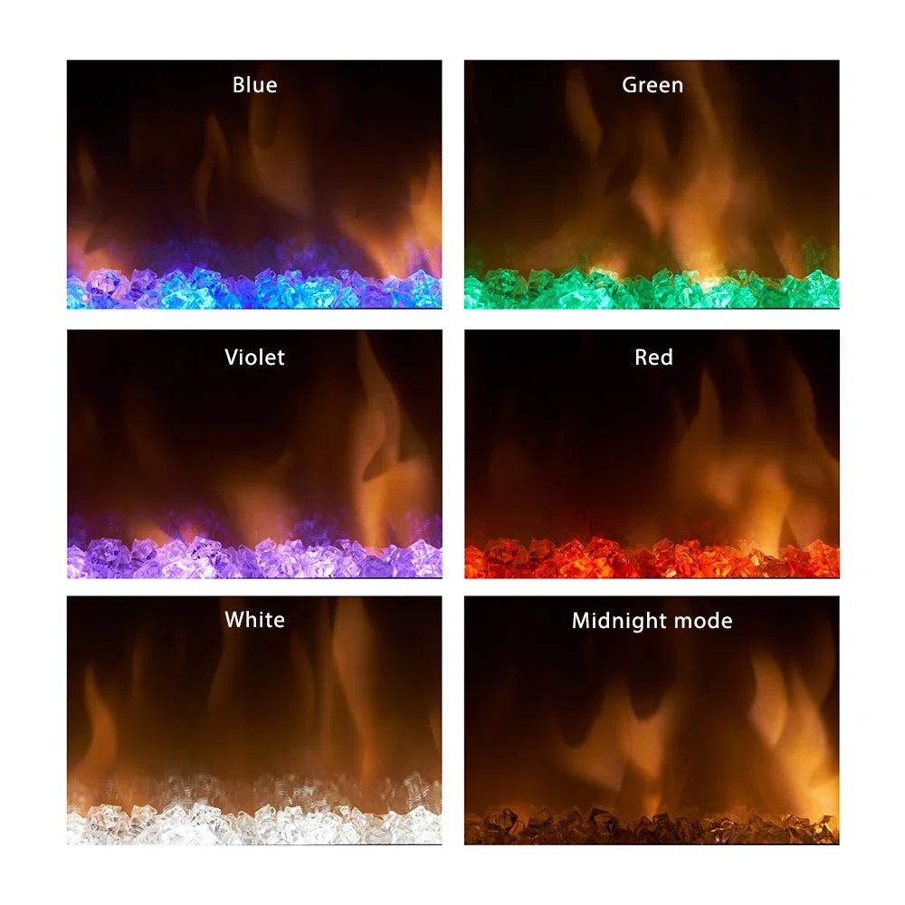 Dimplex 42 Inch Multi Fire Electric Fireplace Insert - Slim Integrated Smart