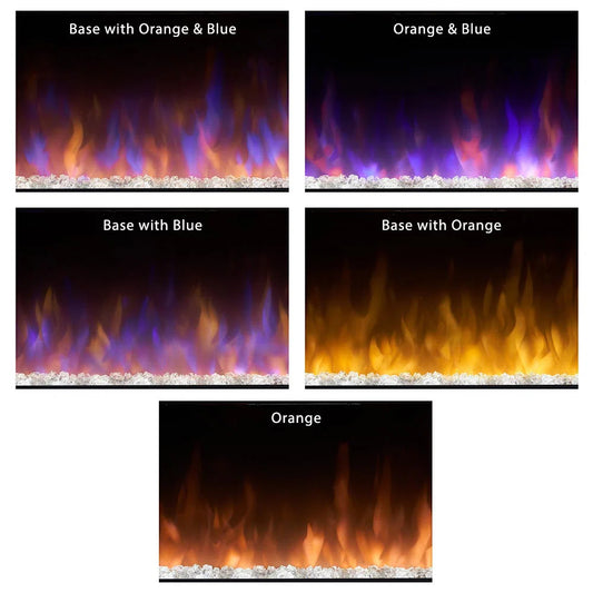 Dimplex 60 Inch Multi Fire Electric Fireplace Insert - Slim Integrated Smart