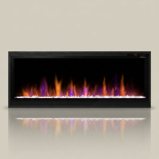 Dimplex 50 Inch Multi Fire Electric Fireplace Insert - Slim Integrated Smart Remote