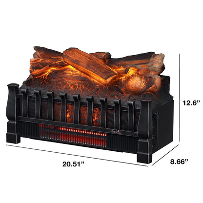 Duraflame Electric Fireplace 20 Inch Infrared Electric Fireplace Log Set