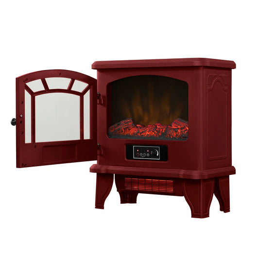 Duraflame 22 Inch Electric Fireplace Stove Heater - Infrared Quartz- Duraflame