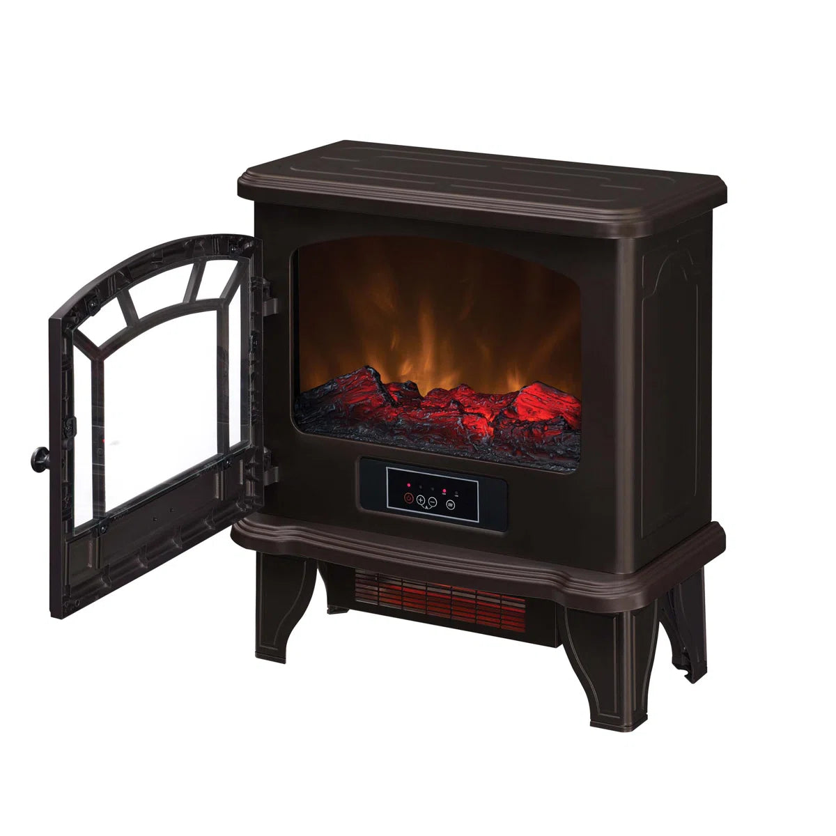 Duraflame 22 Inch Electric Fireplace Stove Heater - Infrared Quartz- Duraflame