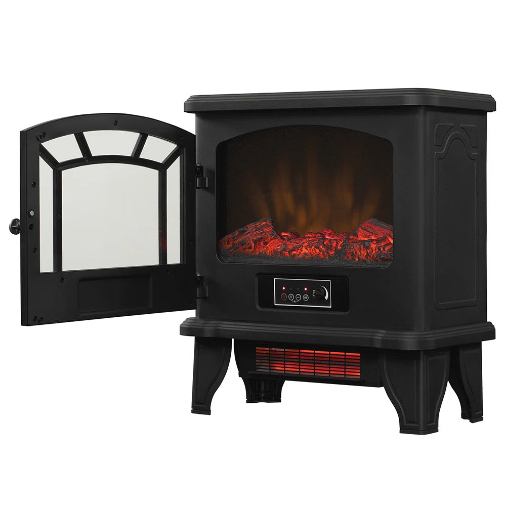 Duraflame 22 Inch Electric Fireplace Stove Heater - Infrared Quartz- Duraflame
