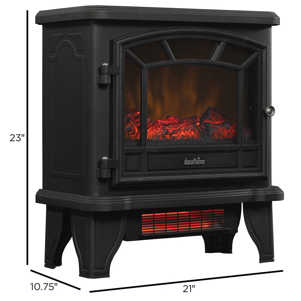 Duraflame 22 Inch Electric Fireplace Stove Heater - Infrared Quartz- Duraflame