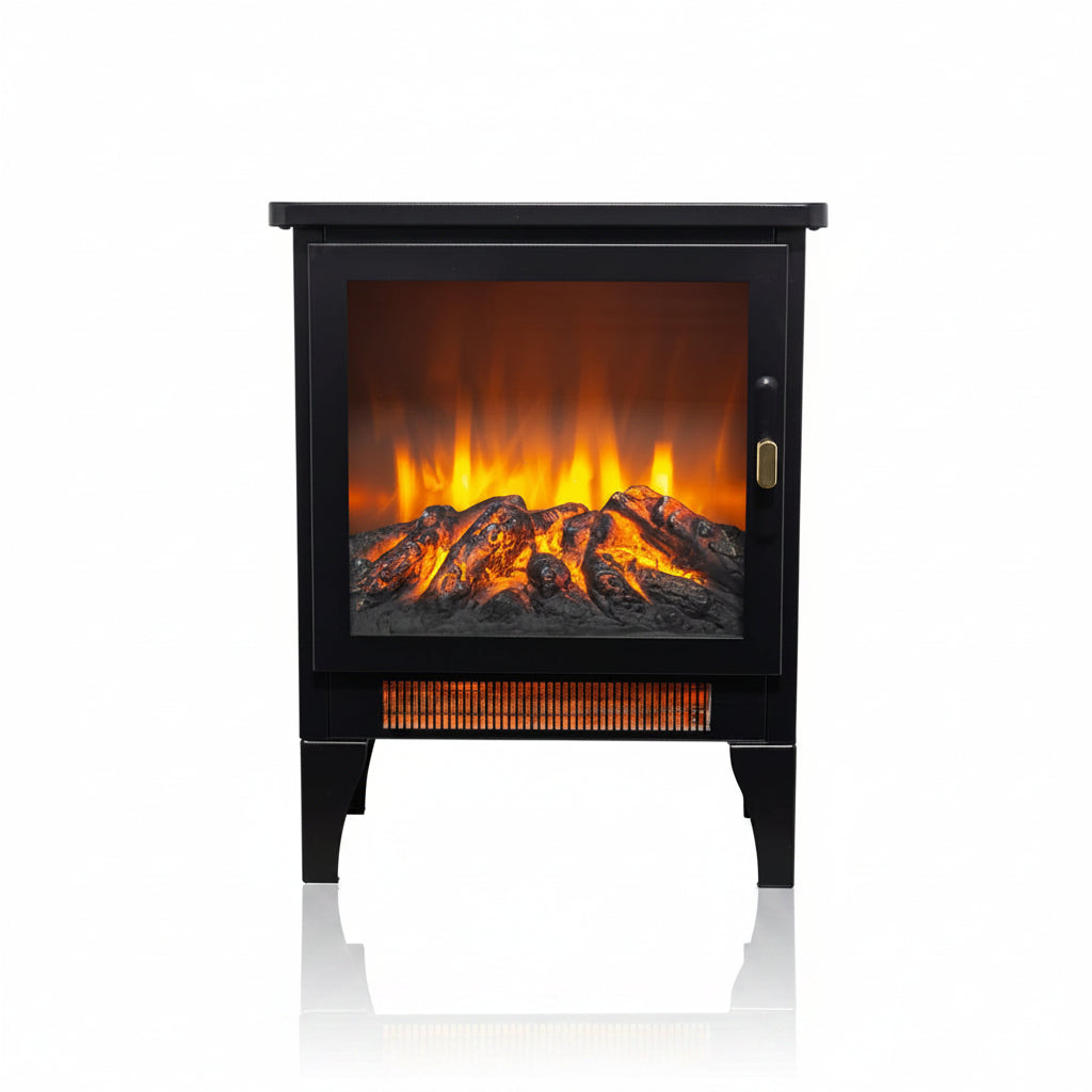 Winston Porter 14 Inch Electric Fireplace Space Heater