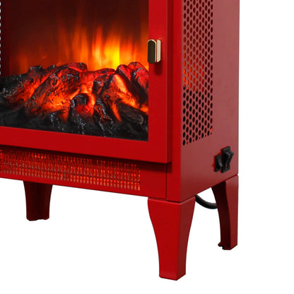 Winston Porter 14 Inch Electric Fireplace Space Heater