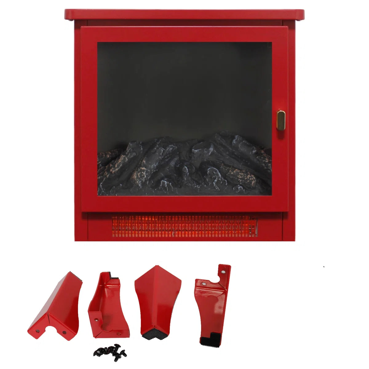 Winston Porter 14 Inch Electric Fireplace Space Heater