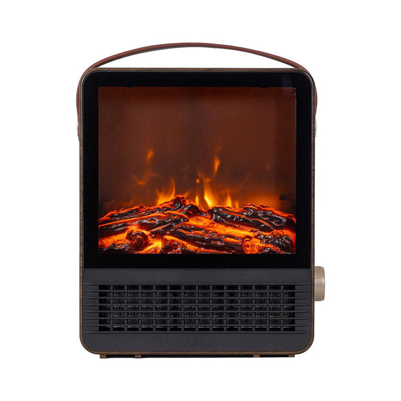 Hearth Electric Fireplace Portable Space Heater with 3D Flame Effect | 1500W