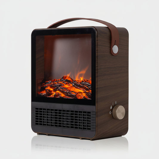 Hearth Electric Fireplace Portable Space Heater with 3D Flame Effect | 1500W