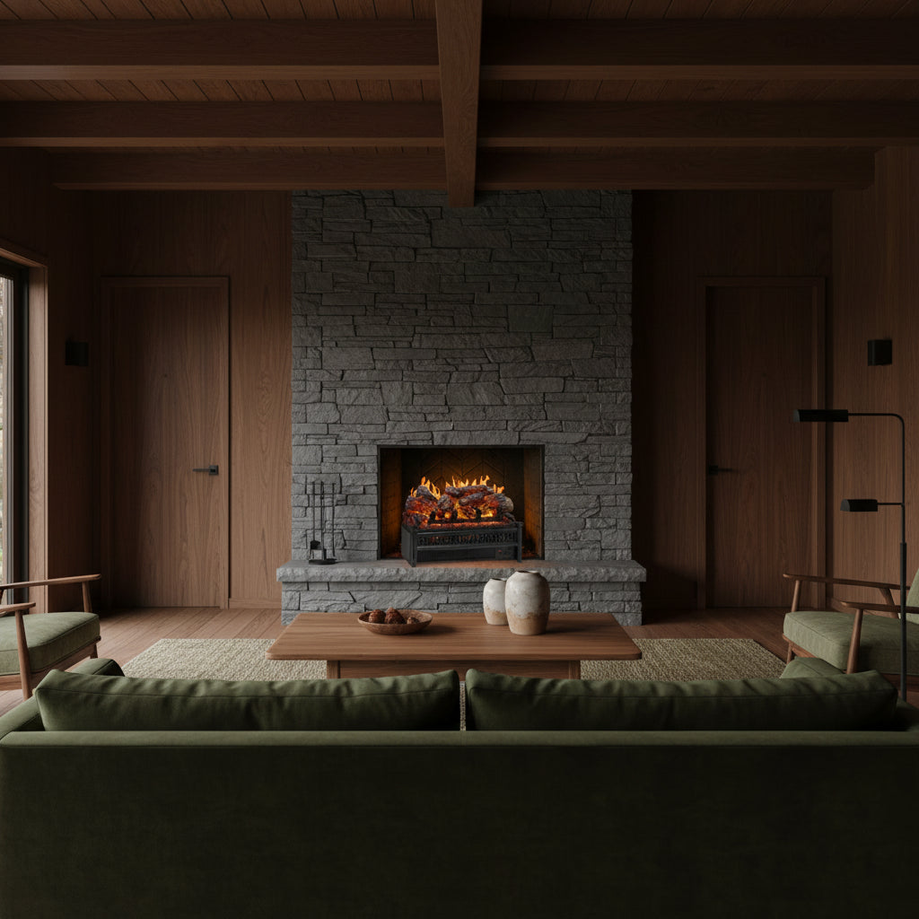 Heintz Home® 23 Inch Electric Fireplace Log Set