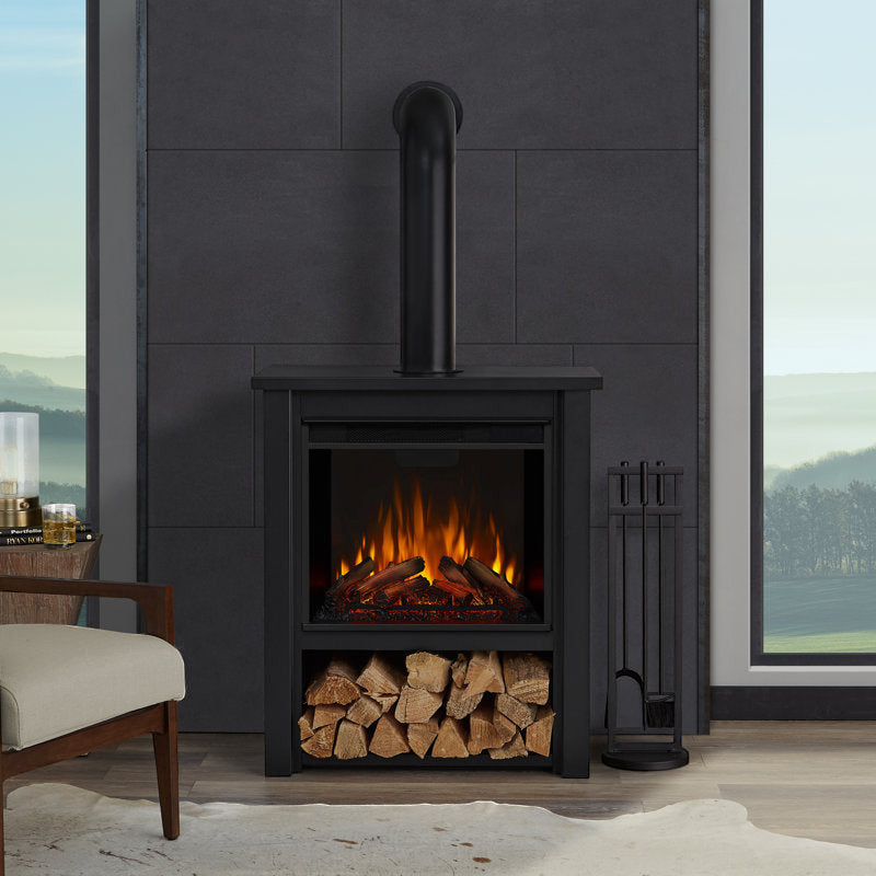 Real Flame Hollis 32' Electric Fireplace Stove - Space Heater