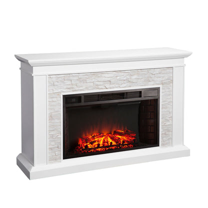 55 Inch Electric Fireplace Mantel Heater - Birch Lane Ledgestone