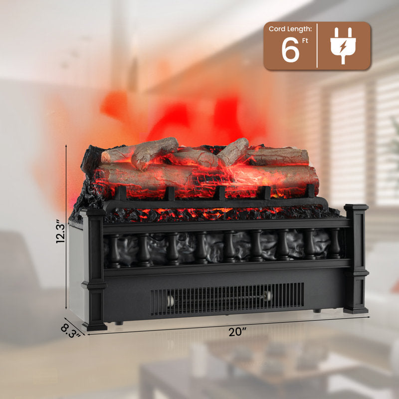 Lupi Infared 20 Inch Electric Fireplace Logs