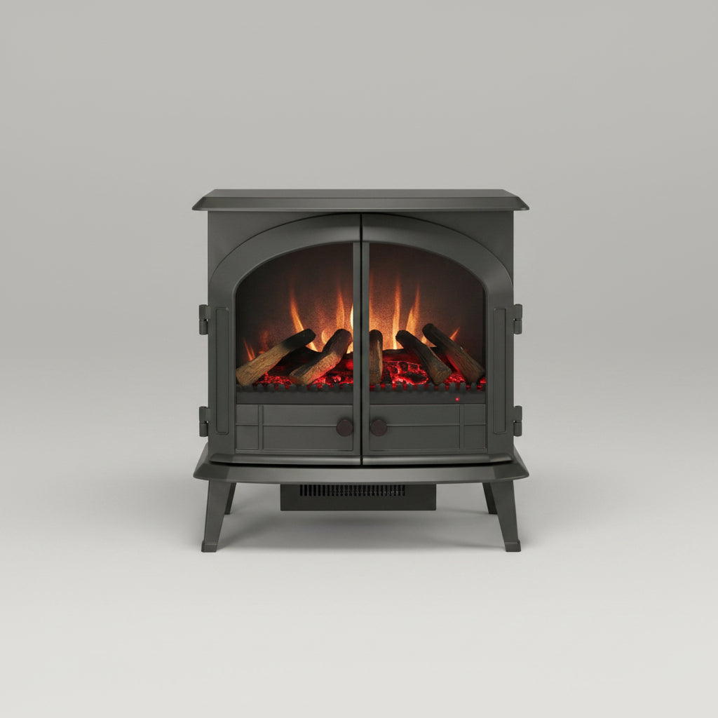 Modern Ember 26-in Harlowe Smart Electric Fireplace Stove Heater