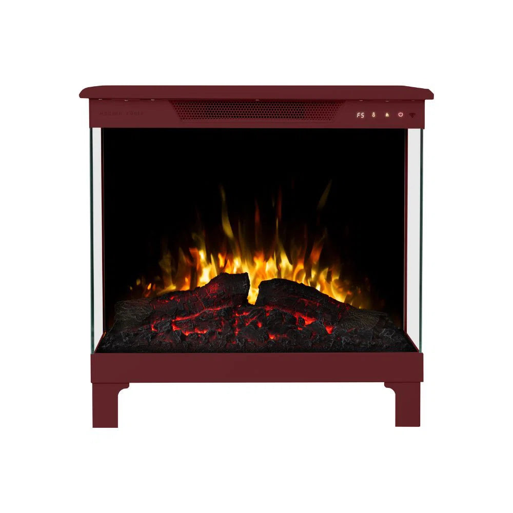 Modern Ember Skyline Smart 3-Sided  Electric Fireplace Stove Space Heater