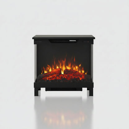 Modern Ember Skyline Smart 3-Sided  Electric Fireplace Stove Space Heater