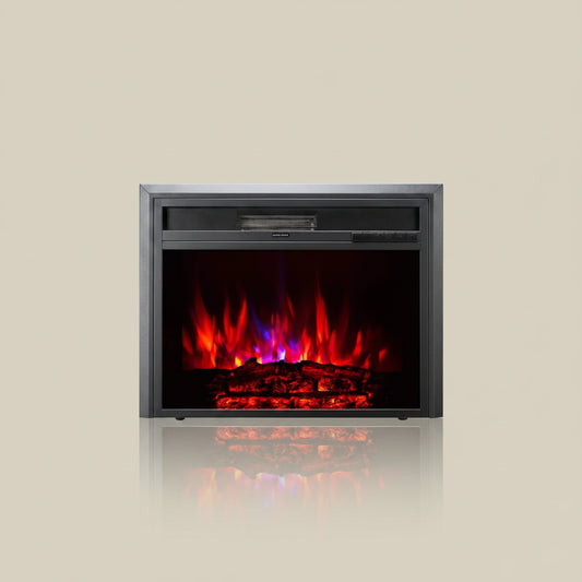 32 Inch Electric Fireplace Insert Heater with Remote Control