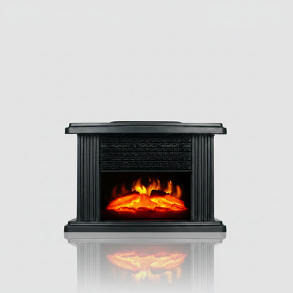 Electric Fireplace Stove 1000W Standing Space Heater 3D Flame Effect