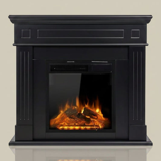 44 Inch Freestanding Electric Fireplace with Mantel and Remote
