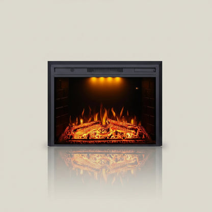 Electric Fireplace Insert 33 Inch Heater with Overheating Protection