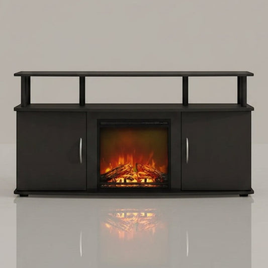 Jensen Decorative Electric Fireplace TV Stand for 55 Inch TVs