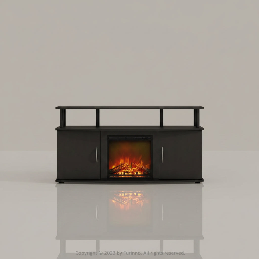 Jensen Decorative Electric Fireplace TV Stand for 55 Inch TVs