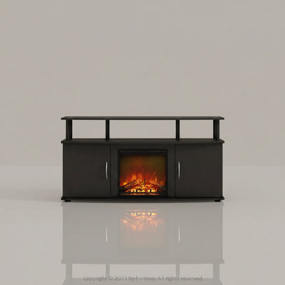 Jensen Decorative Electric Fireplace TV Stand for 55 Inch TVs