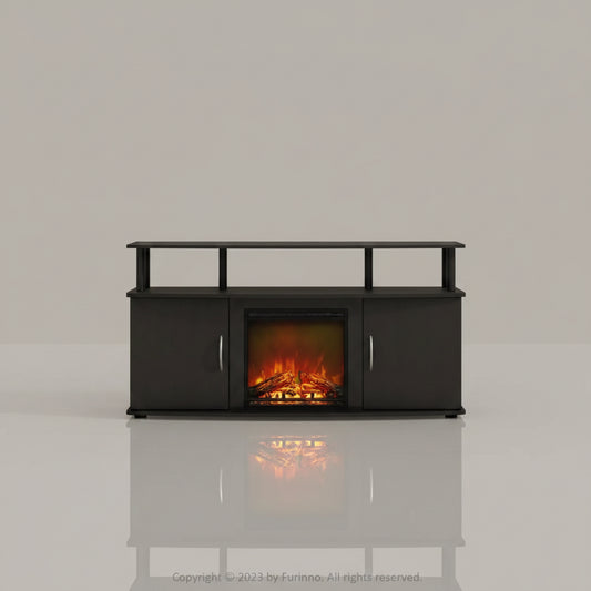 Jensen Decorative Electric Fireplace TV Stand for 55 Inch TVs