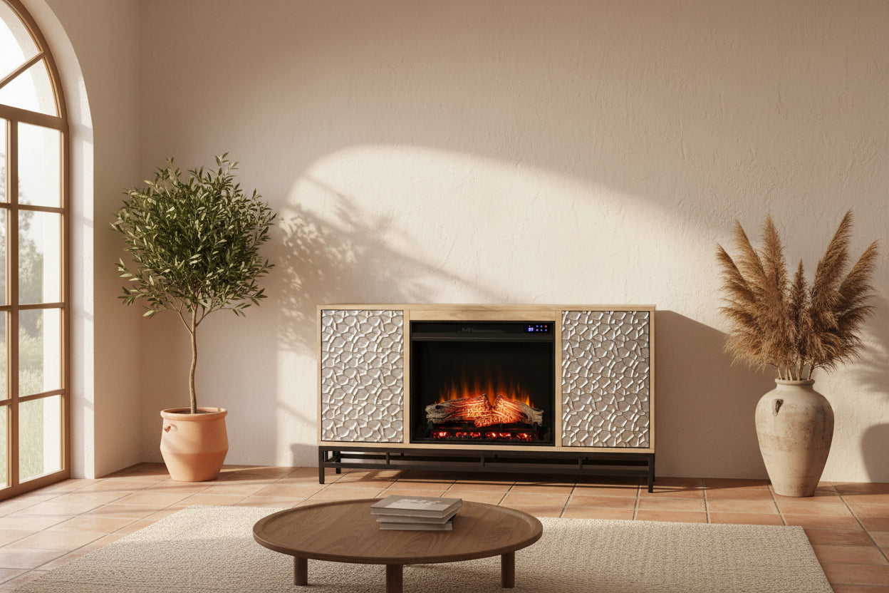 54 Inch Electric Fireplace TV Stand - Darby Home Co